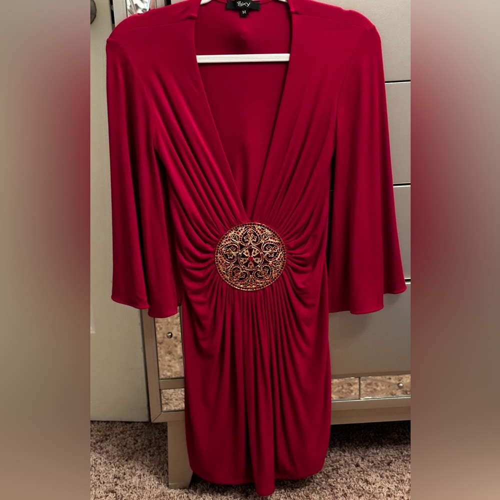 Sky Red Dress